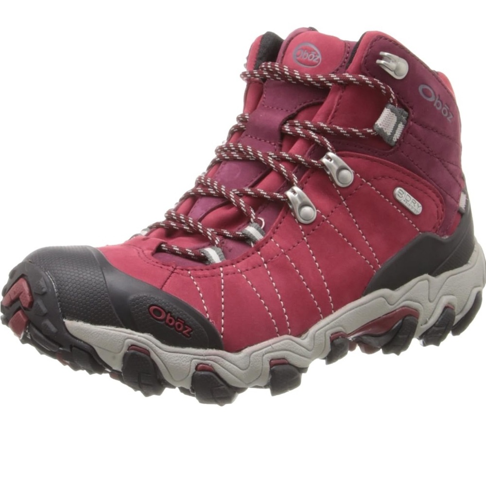 Women's Oboz Bridger Hiking Boots - Red